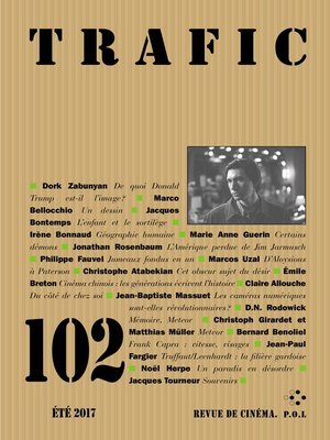 cover image of Trafic N° 102 (Eté 2017)
